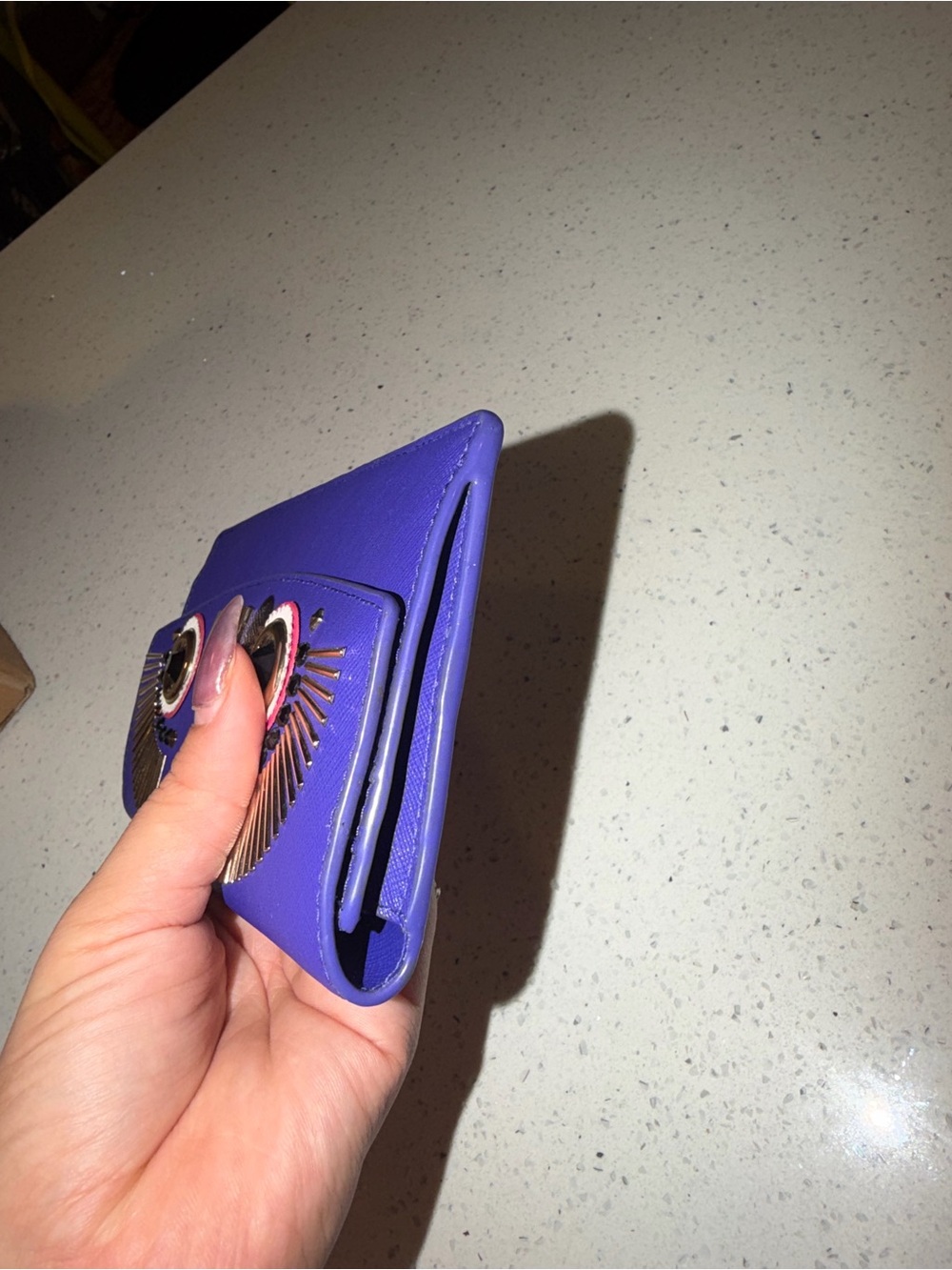 🔴Kate Spade Monster Liana wallet featuring playful beaded eyes 🔴 - Picture 7 of 12